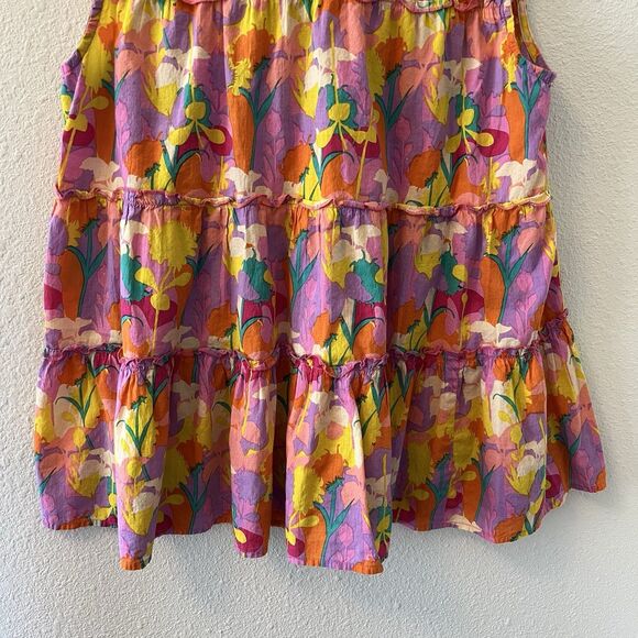 Ivy Jane Women's Top Size Sm Running Stitched Top Boho Colorful Embroidered Cute - Picture 5 of 9